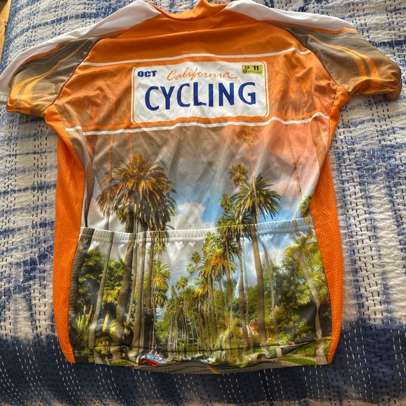 California Cycling Jersey Full Zip Size XL - Picture 2 of 8